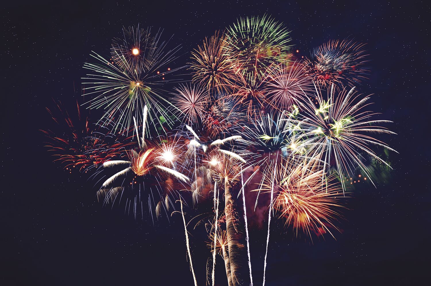 Fireworks at Night